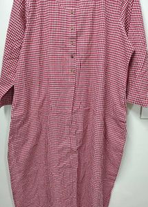 Red And White Kurta - XXL