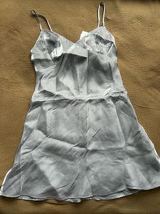 H&amp;M Silver Slip Dress