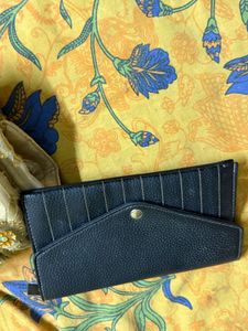 Embroidered Floral Sari And Free  Lack Purse