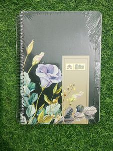 A5 Coloured Ruled Sheet Lotus Notebook