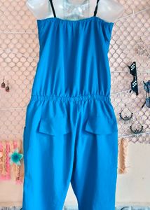 Size S/ M 🎁Buy 2 Get 1 Free 🎁Blue Jumpsuit