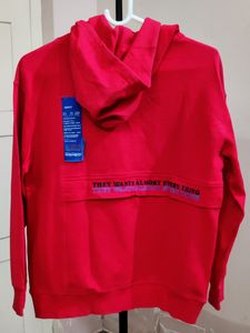 💥BUY1GET1💥 Imported mens red pullover hoodie
