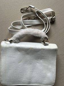 sling bag white color