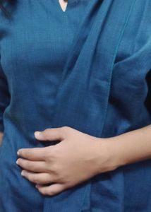 Elegant Blue Kurta Xl  Size Pinterest Simple Suit