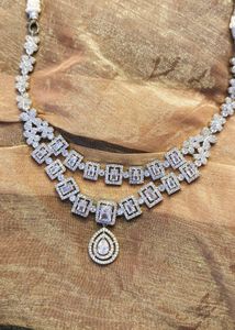 Elegant Crystal Two-Tier Necklace