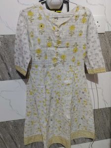 Floral Print Kurta
