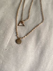 Combo Offer 1 Round Pendent Chain &amp; 2In1 Necklace