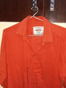 Red Casual Shirt