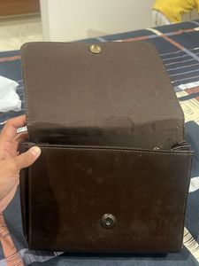 Brown Leather Sling bag