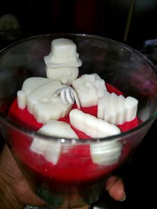 Festive Holiday Candle