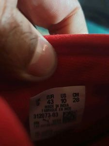 Puma Red Running Shoes UK9 Original