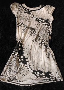 Y2k Floral Belt Detail Mini dress