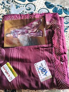 Elegant Purple Saree