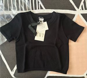 Zara Black Crop Top