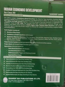 Indian Economy Class 12 Sandeep Garg