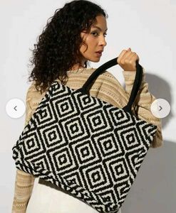 Patterned Cotton Tote Bag