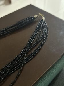 Black And Golden Shaded Necklace
