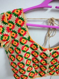 Beautiful Thread Work Blouse