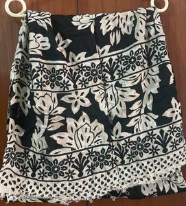 Floral Print Cotton Dupatta/Stole