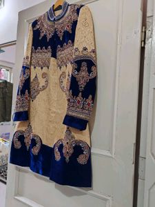 Mustard Sherwani