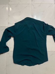 textured olive green premium Shirt