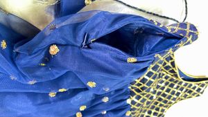 Blue Party Dress