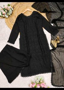 Elegant White Kurta Set 1200 price