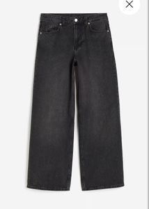Y2k H&M Charcoal Baggy Jeans