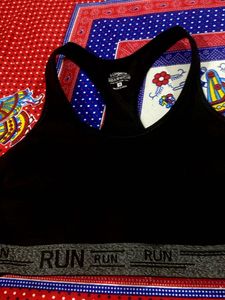 Black Sports Bra