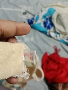 Lace Bra - Beige, Padded