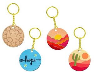 Beautiful Name Wooden Keychain