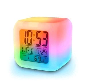 7 Colour Changing Alarm Clock