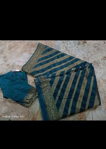 organza saree