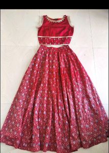 Aurelia Maroon Lehenga Set