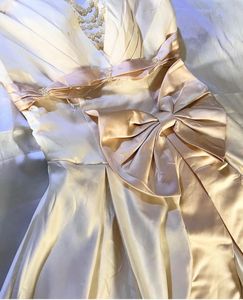 Elegant Strapless pearl gown🧚🏻‍♀️🦄🎀❤️