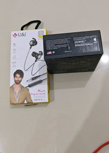 U&amp;i Wired Earphones &amp; Wireless ANC Earbuds