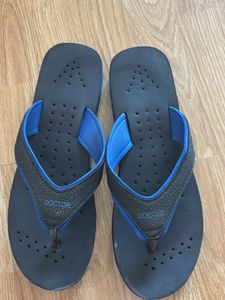 Blue &amp; Black Flip Flops