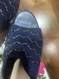 Stelatoes Navy Blue Slides