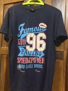 Graphic Print Tee - Famous Auto Racing
