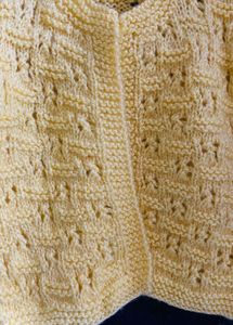 Baby Handknitted Cloth