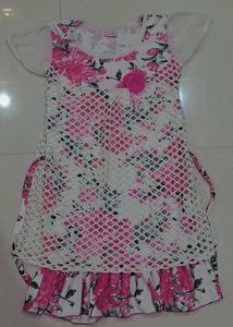 Cute Floral Girls Dress