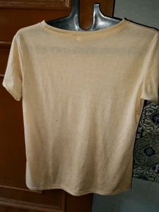 Printed Elegant Short Sleeve Round Neck Tshirt...