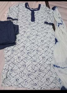 Kurti Set With Duptta M/L Size