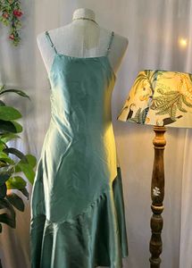 Green Slip Dress