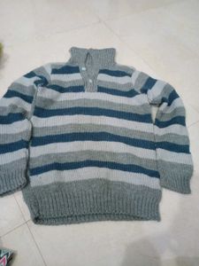 cozy Striped Knit Sweater