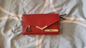 Solid Red Wallet Multipurpose
