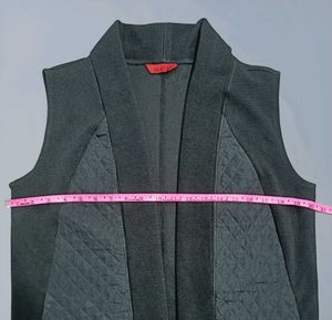 black long Unisex jacket Free Size For M L XL