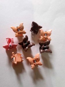 Butterfly Hair Clips - Set of 8