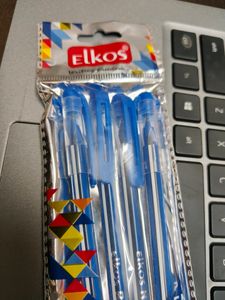 Elkos Shine Ball Pen 5pcs (Blue)