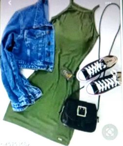 Green Tank Dress 👗